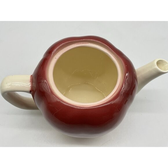 Otagiri Apple Ceramic Teapot, Vintage Made in Japan Collectible Drinkware - Picture 12 of 15